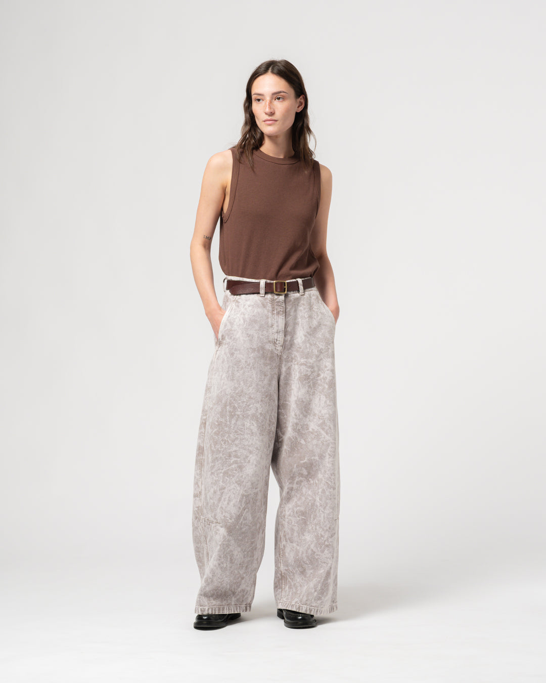 G.o.D Johnny Top Cotton Hemp Aztek Brown