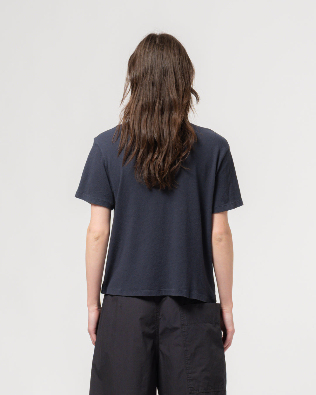 G.o.D Pocket T Cotton Hemp India Blue