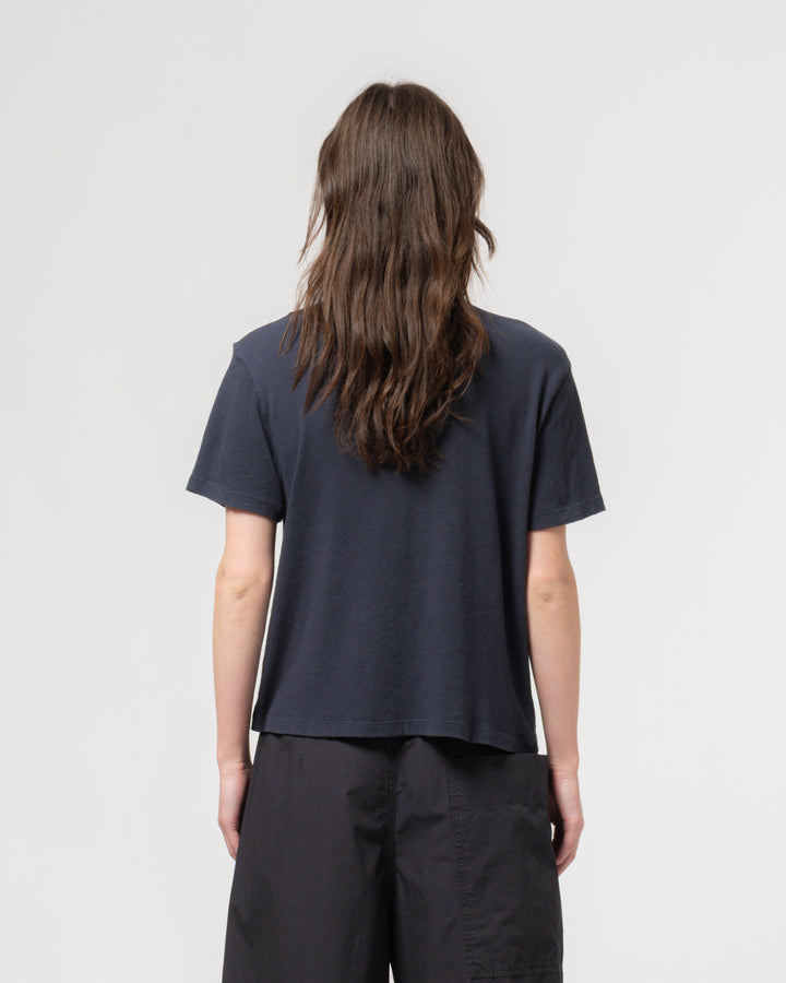 G.o.D Pocket T Cotton Hemp India Blue