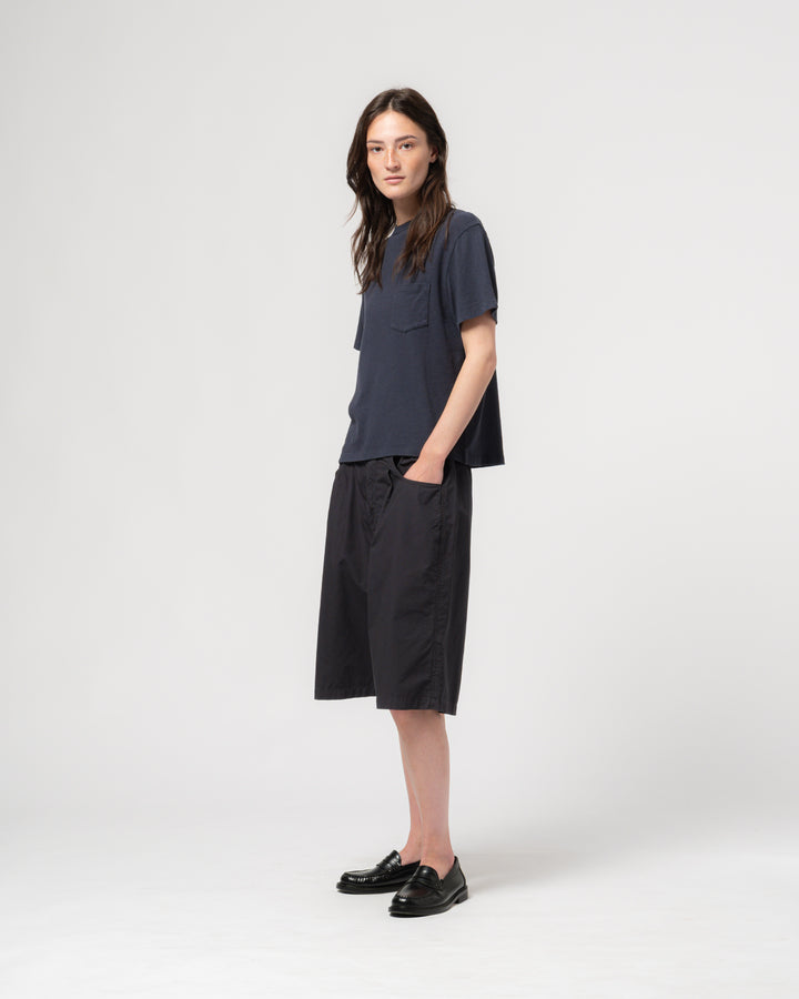 G.o.D Pocket T Cotton Hemp India Blue