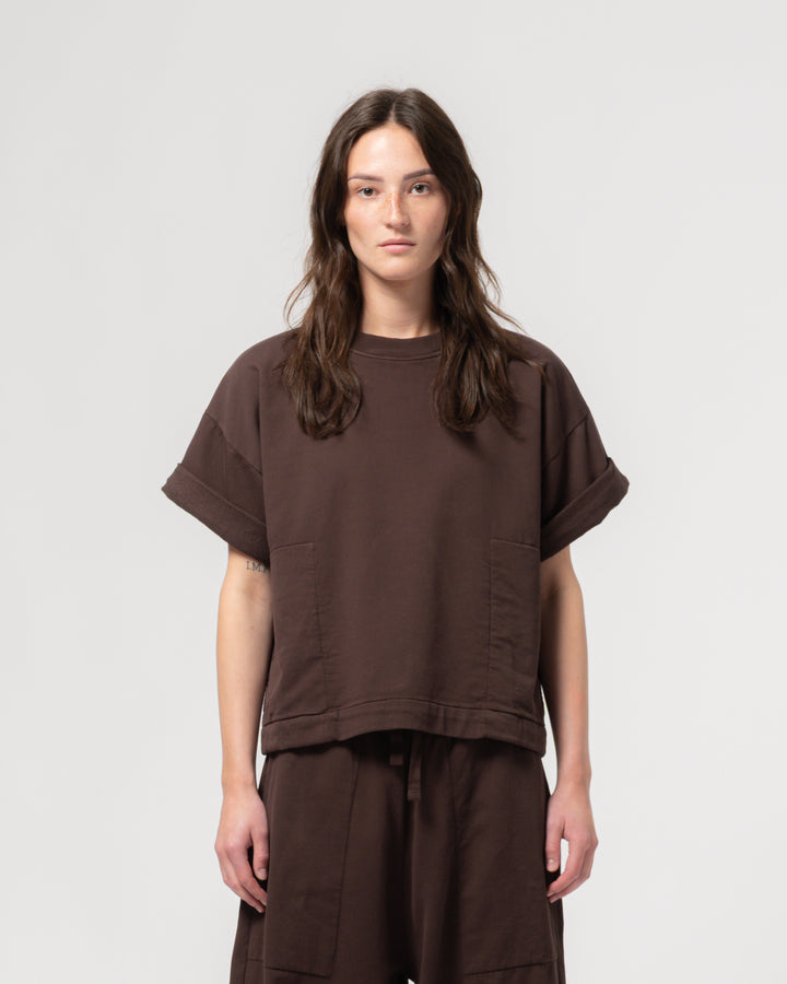 G.o.D Physical T Twill Jersey Coffee Brown