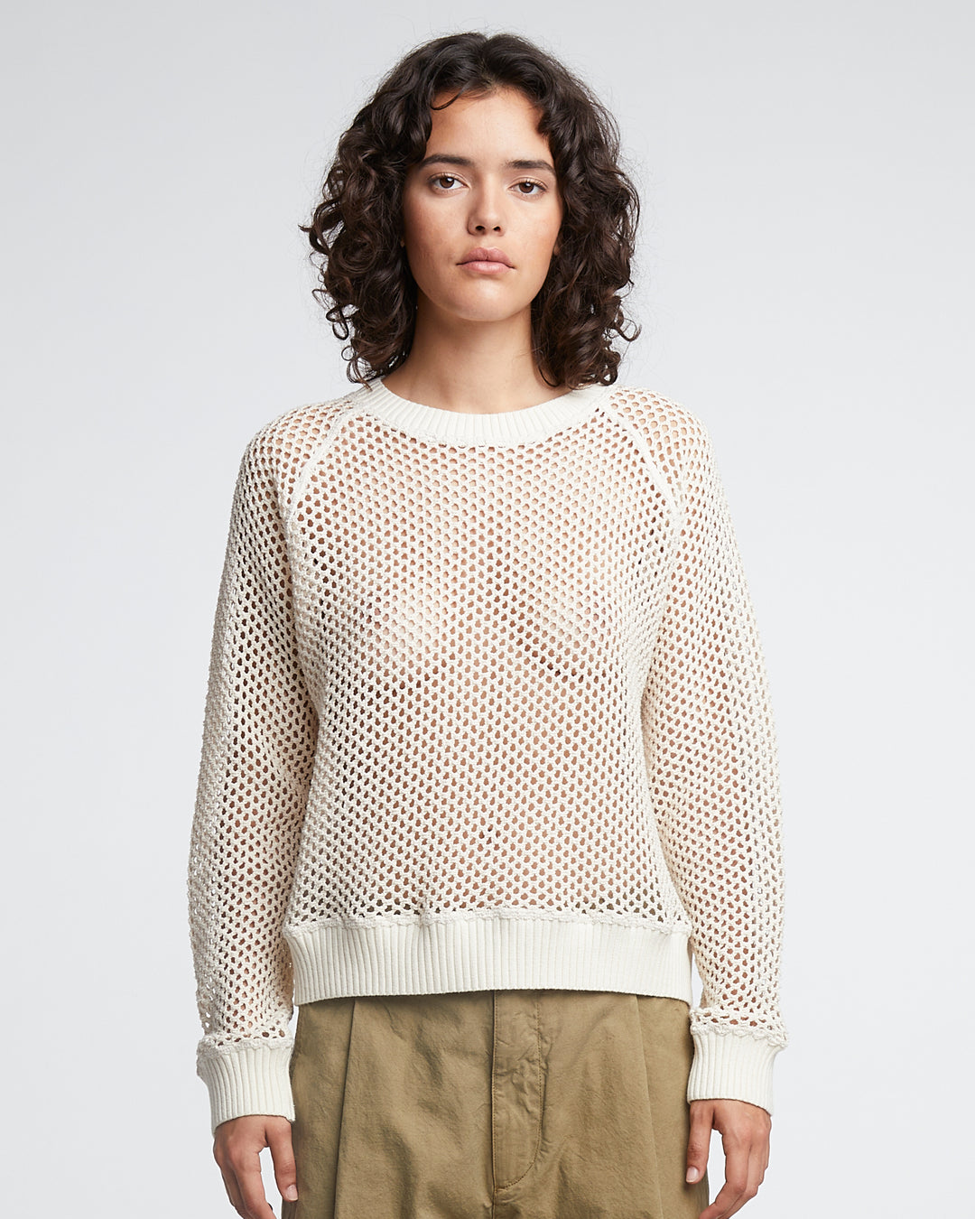 G.o.D Jumper Kingston Mesh Off White