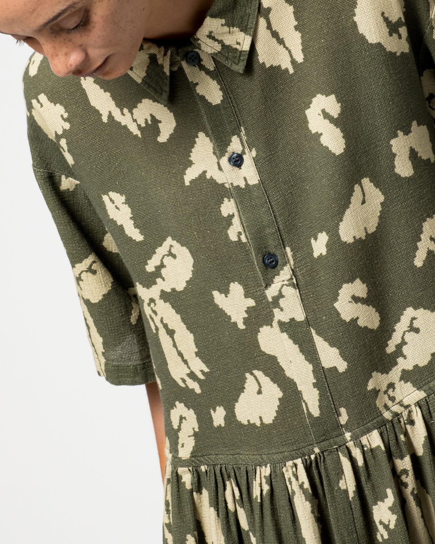 G.o.D Jezabel Dress Cloud Camo Mesh Mint/Off White