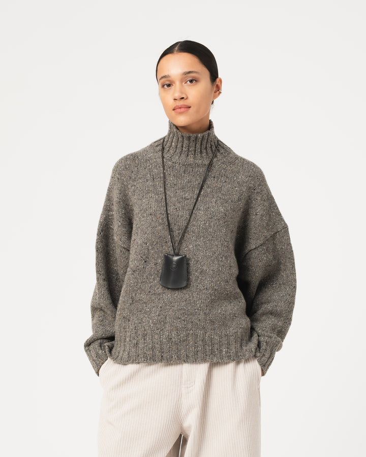 G.o.D Cornish Sweater Neppy Wool Drizzle