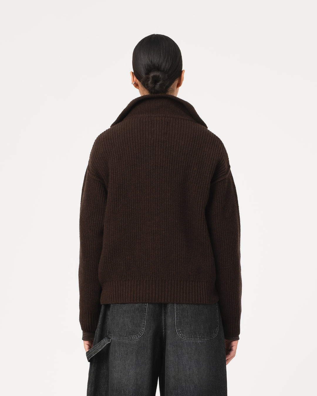 G.o.D Fly Deck Sweater Delta Yarn Chocolate