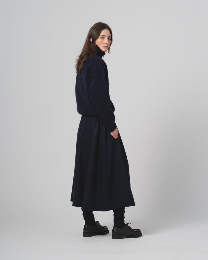 G.o.D Fly Deck Sweater Yarn Delta Navy