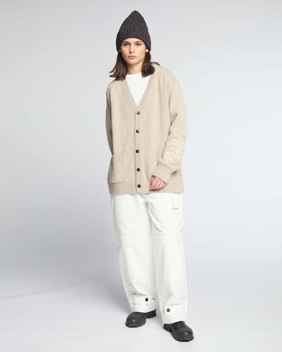 G.o.D Scorpio Cardigan Delta Oatmeal