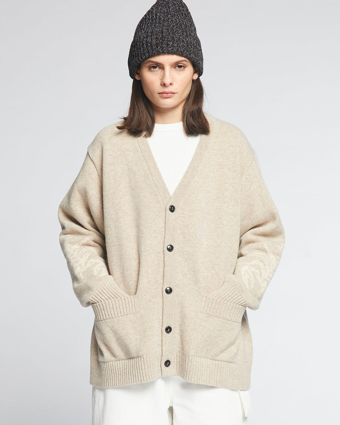 G.o.D Scorpio Cardigan Delta Oatmeal