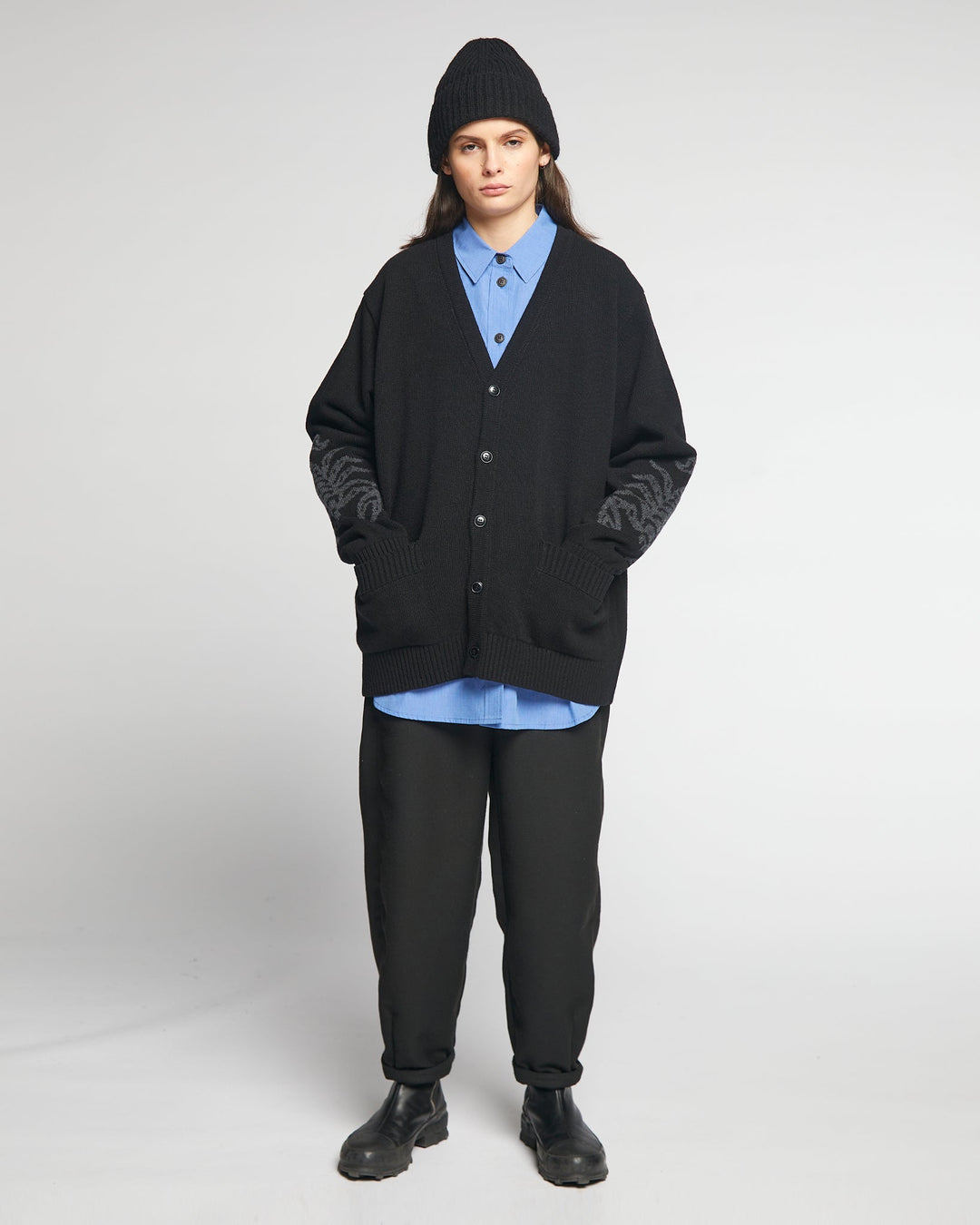 G.o.D Scorpio Cardigan Delta Black