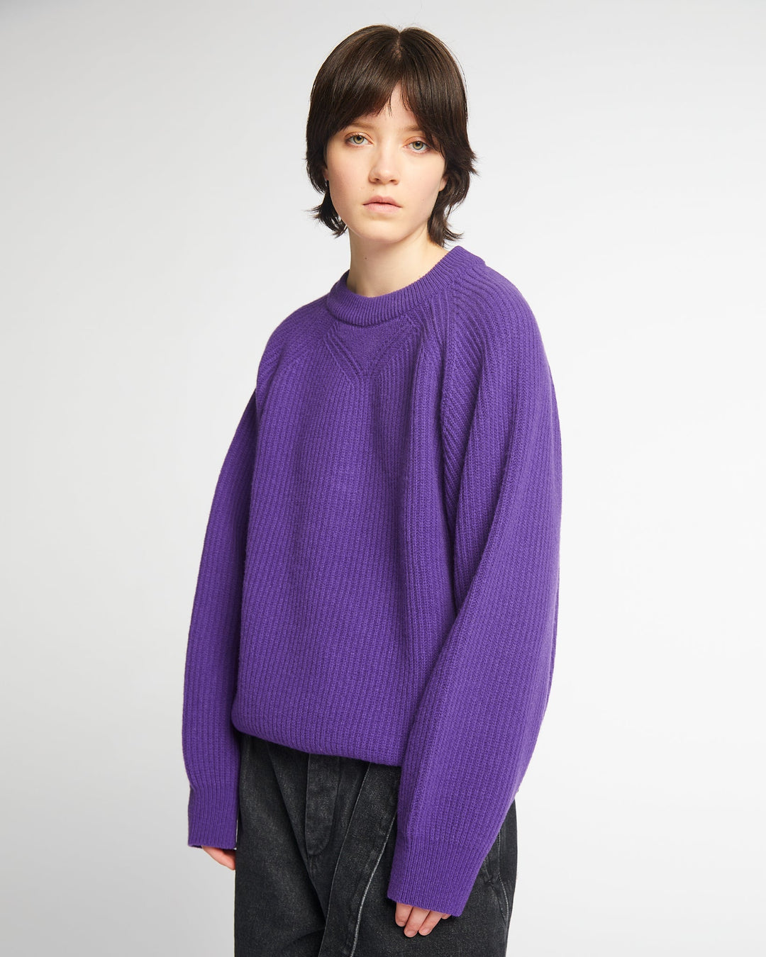 G.o.D Crew Neck Sweater Delta Violet