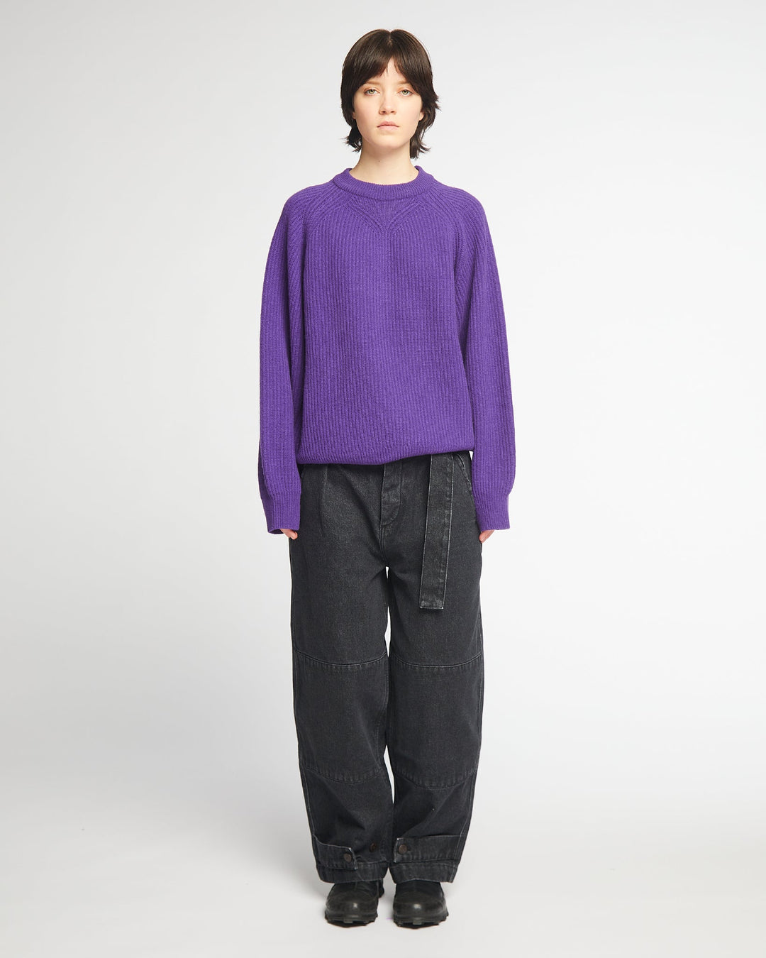 G.o.D Crew Neck Sweater Delta Violet