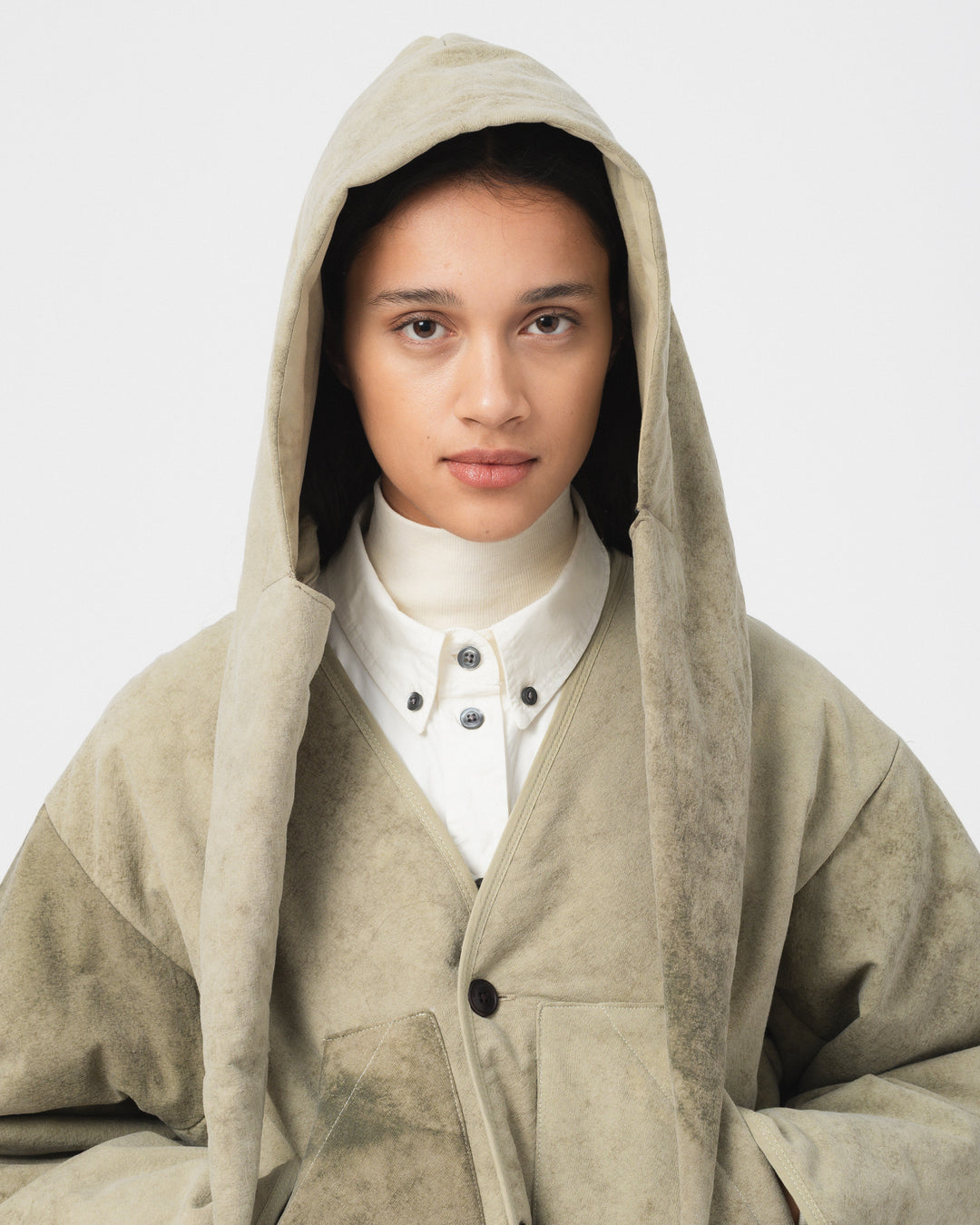 G.o.D Jackie Scarf Padded Cotton Avocado