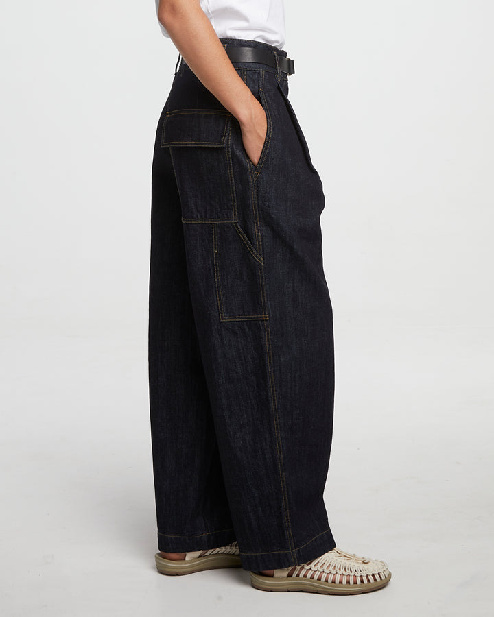 G.o.D British Worker Pants Regenerate Denim Blue