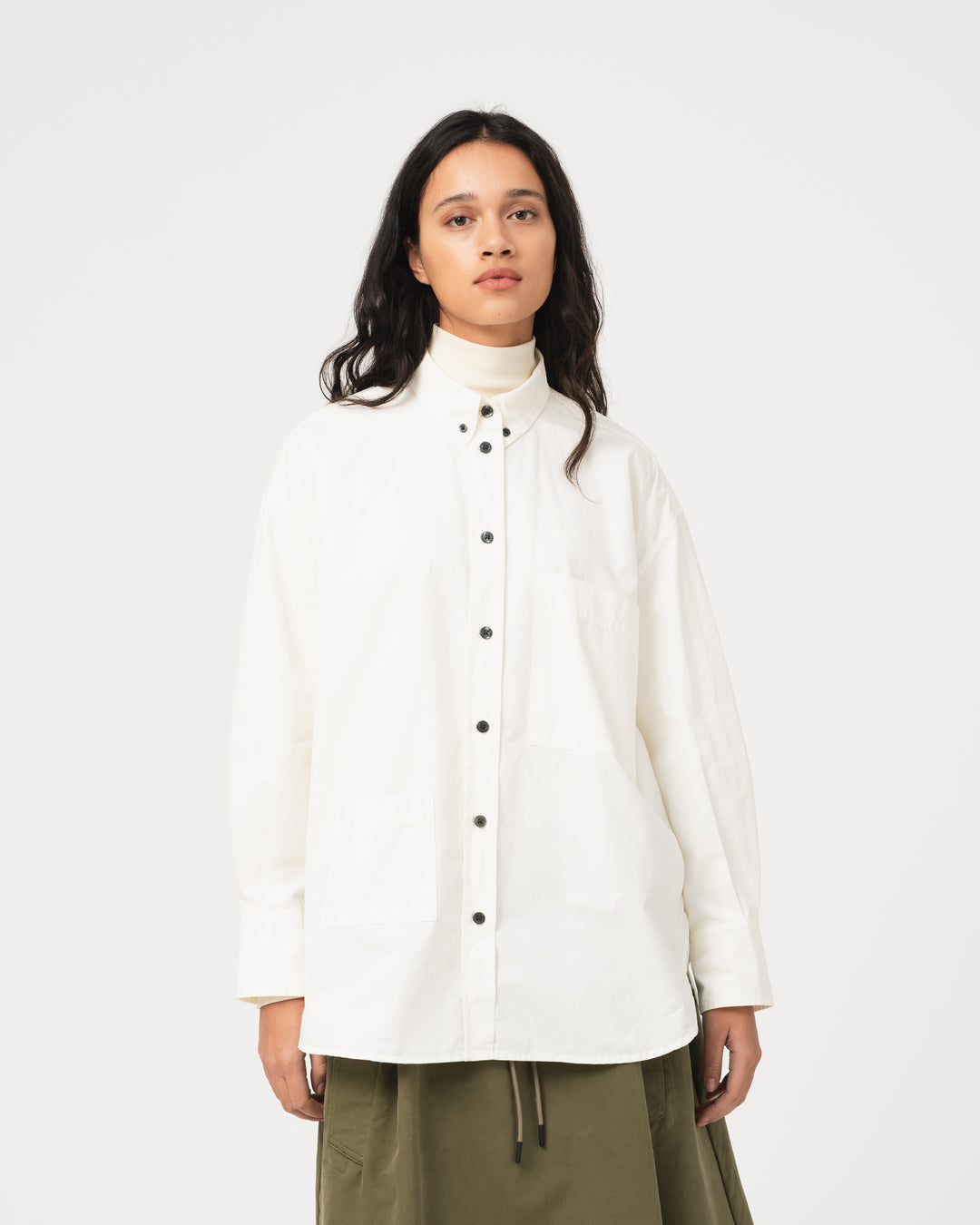 G.o.D Icon Shirt Poplin White