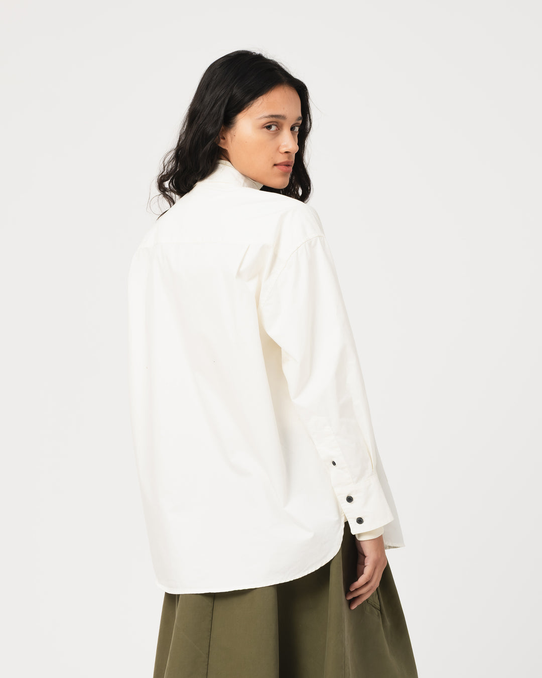 G.o.D Icon Shirt Poplin White