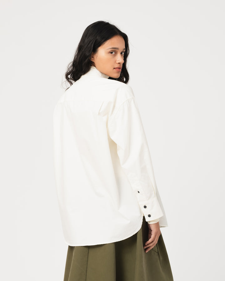 G.o.D Icon Shirt Poplin White