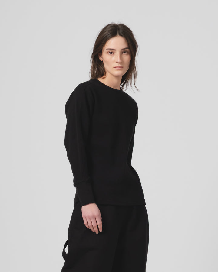 G.o.D Thermo L/S Waffle Jersey Black