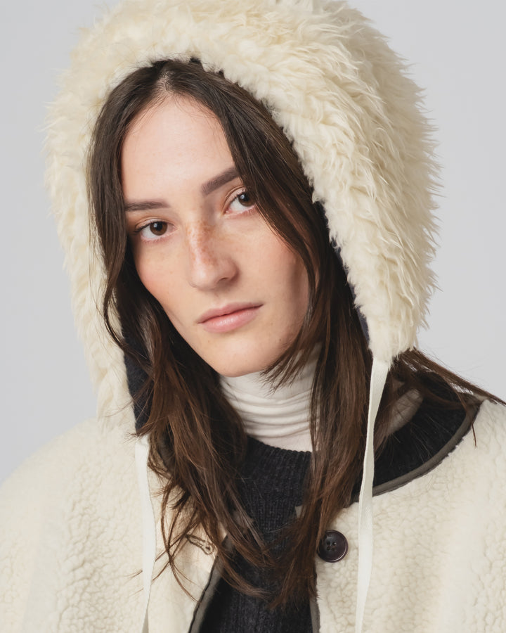 Cagoule Alaska Fluff Ecru