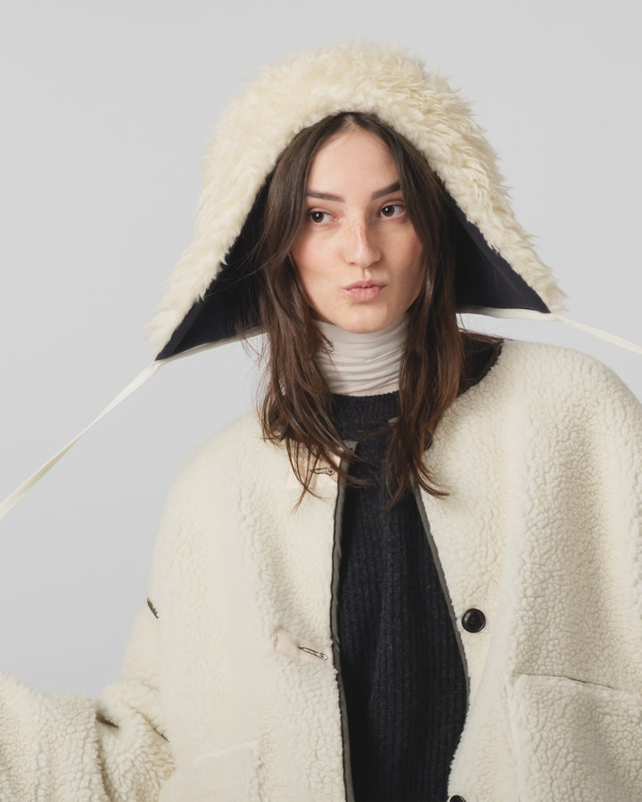 Cagoule Alaska Fluff Ecru