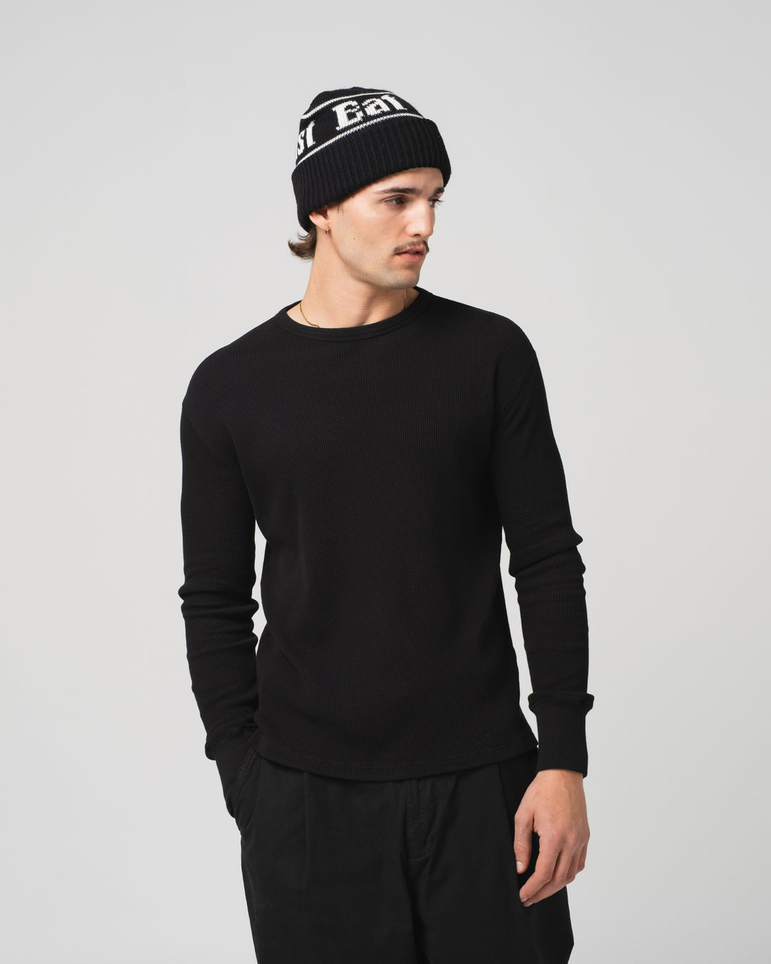 Easy Beanie Merino Wool Black