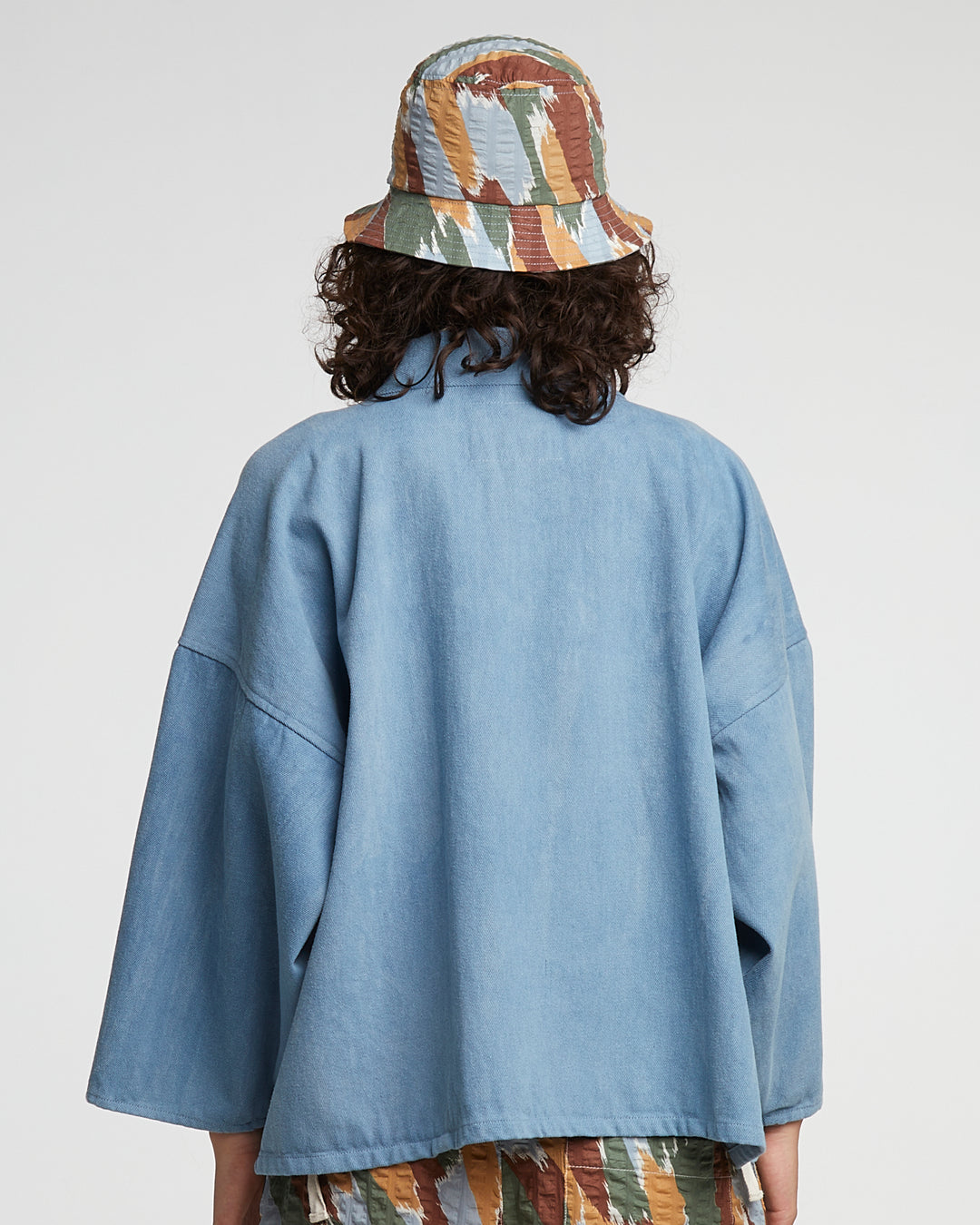 Bucket Hat Brush Print Multi