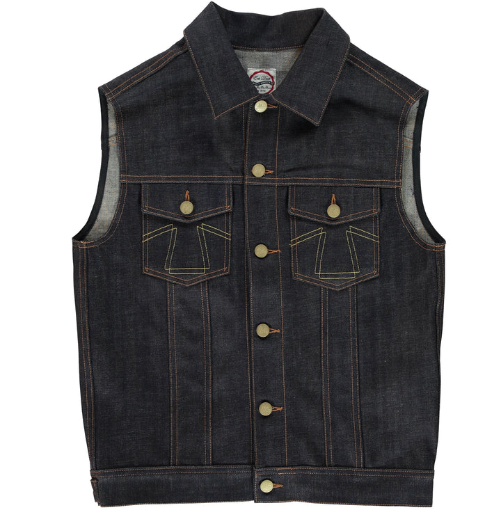 736 Sleeveless Jacket 13Oz Denim