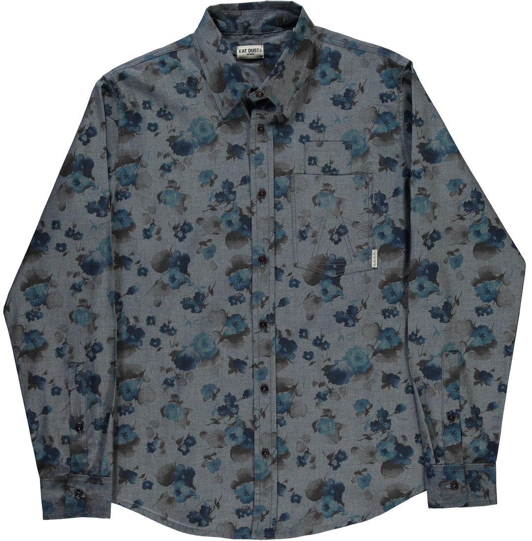 Combat Shirt Faded Flowers-front view