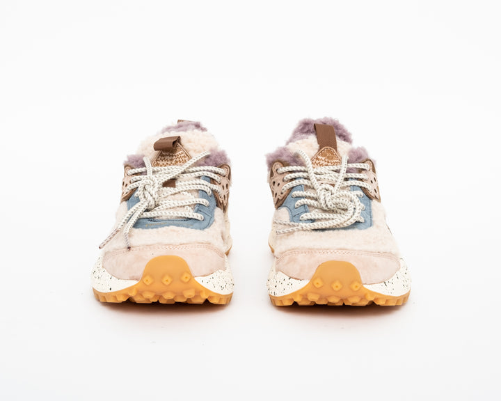 Flower Mountain Kotetsu - Shearling & Suede / Taupe & Beige (Woman)