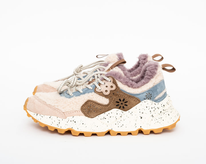 Flower Mountain Kotetsu - Shearling & Suede / Taupe & Beige (Woman)