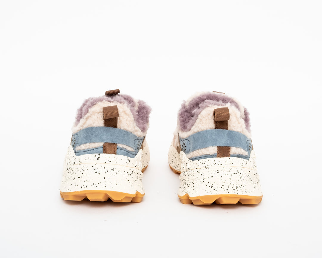 Flower Mountain Kotetsu - Shearling & Suede / Taupe & Beige (Woman)