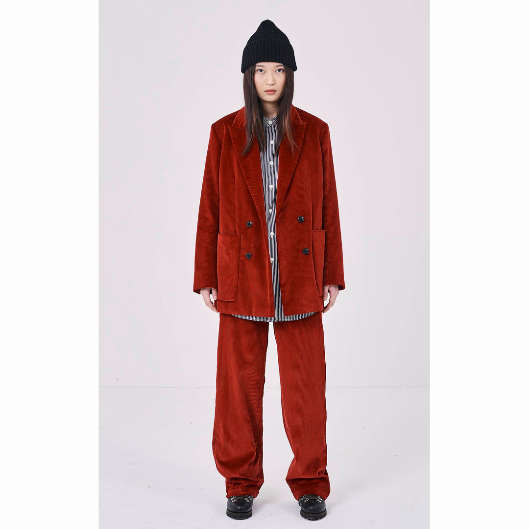 G.o.D Blazer 8 wale heavy cords Rich Berry