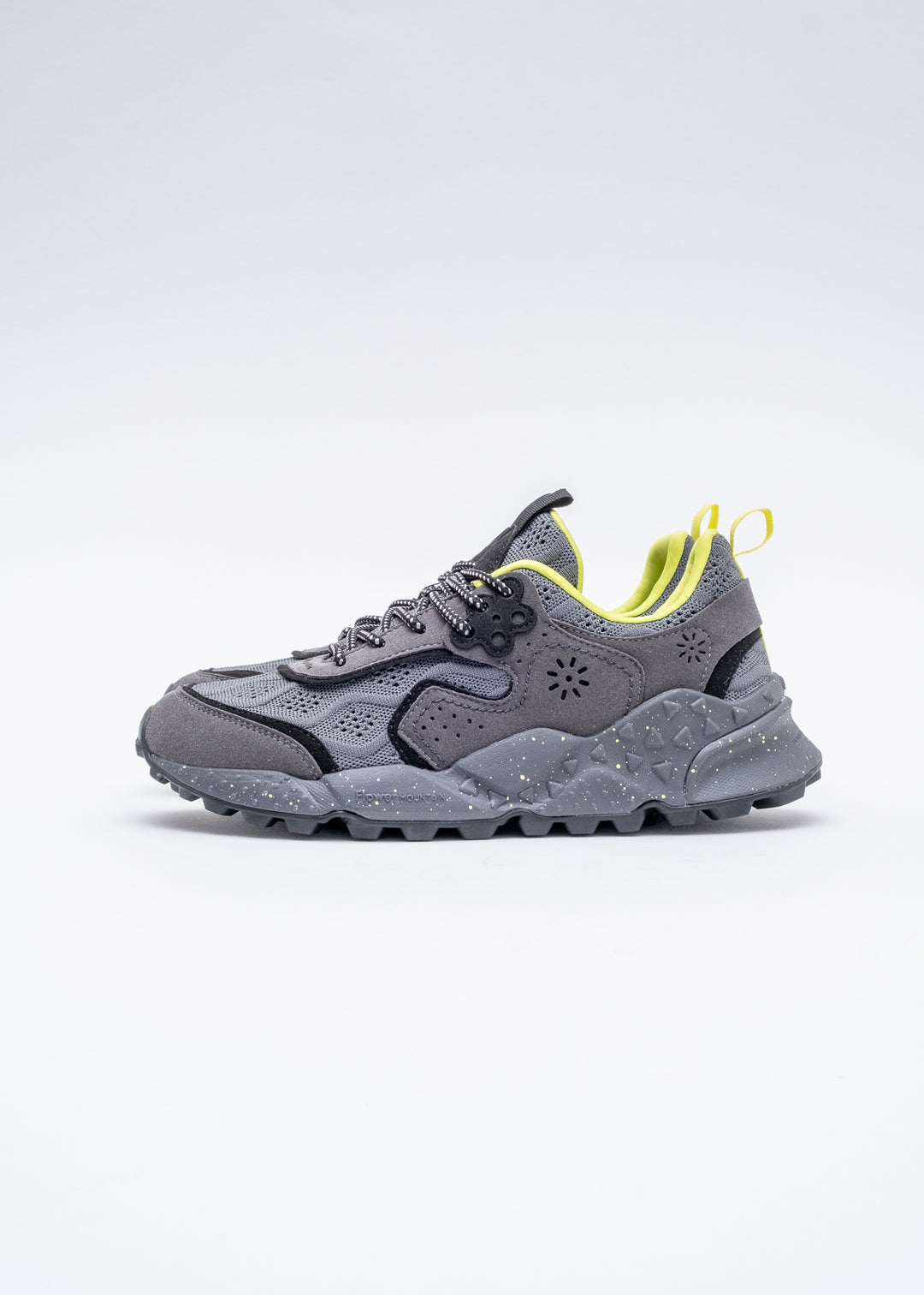 Flower Mountain Kotetsu - Eco Suede Eco Nylon - Black Fluo (Unisex)