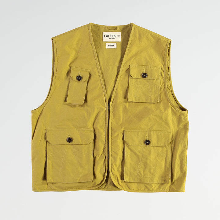 トロピカルベスト ドライワックスコットン オリビン