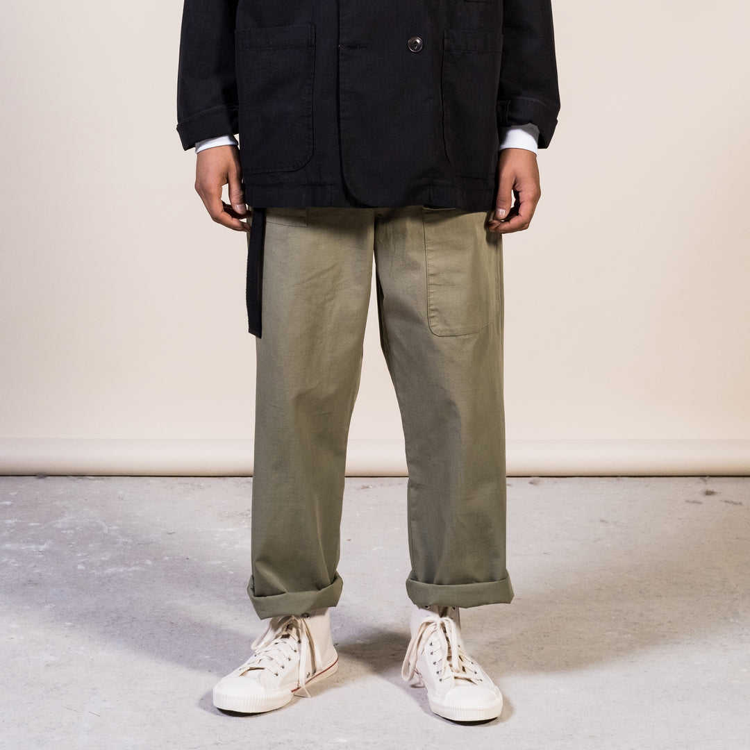 キャプテンパンツ リップストップ フォレストグリーン