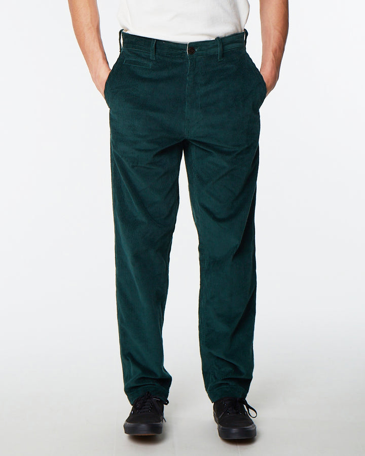Service Chino 8W Cords Bottle Green
