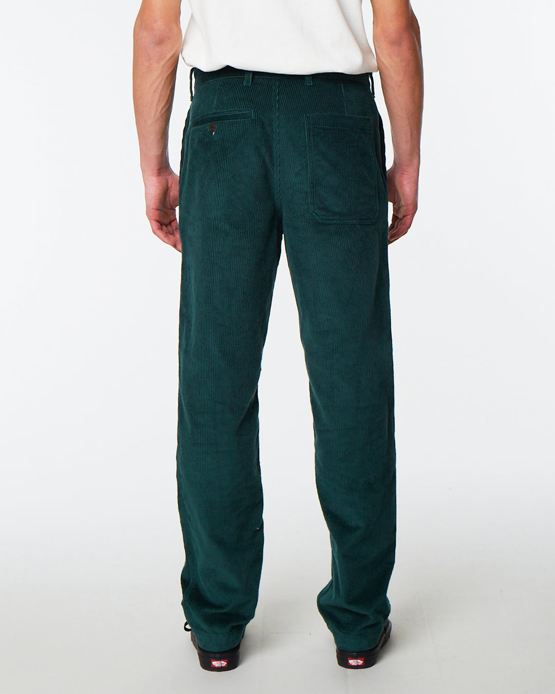 Service Chino 8W Cords Bottle Green