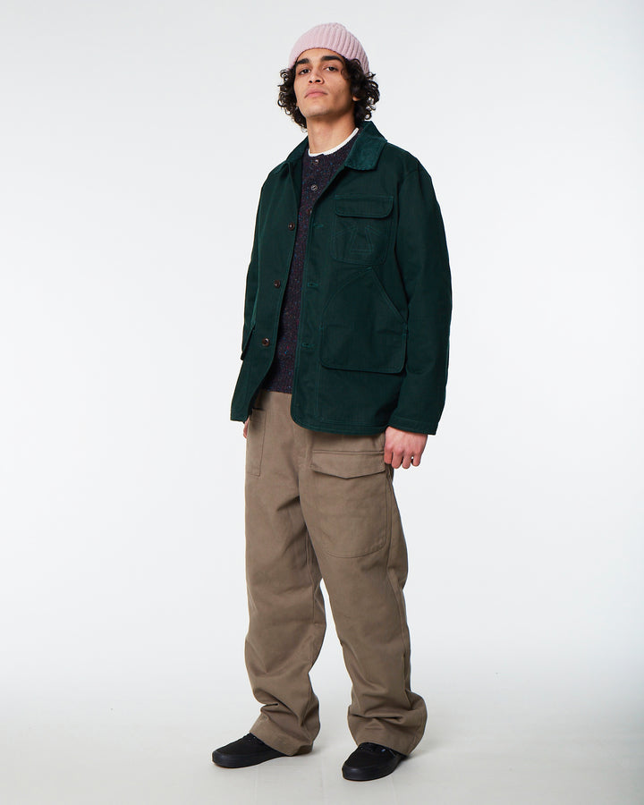 Ranger Blazer Herringbone Wax Bottle Green