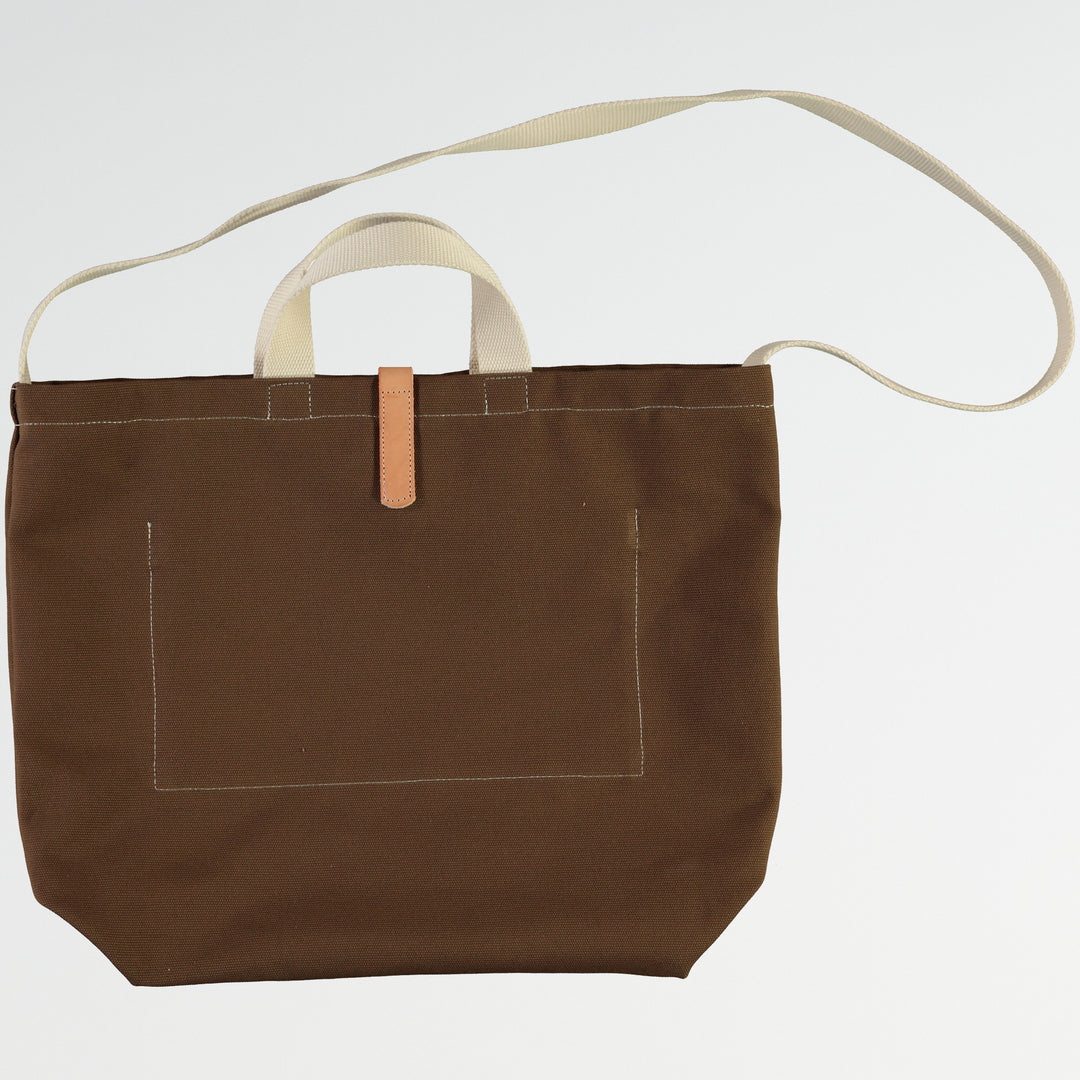 Canvas Shopper Bag Medium Brown