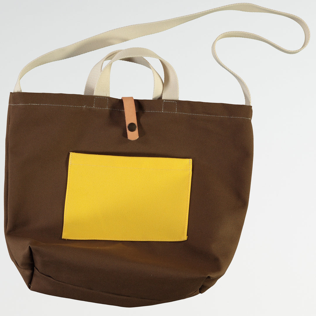 Canvas Shopper Bag Medium Brown