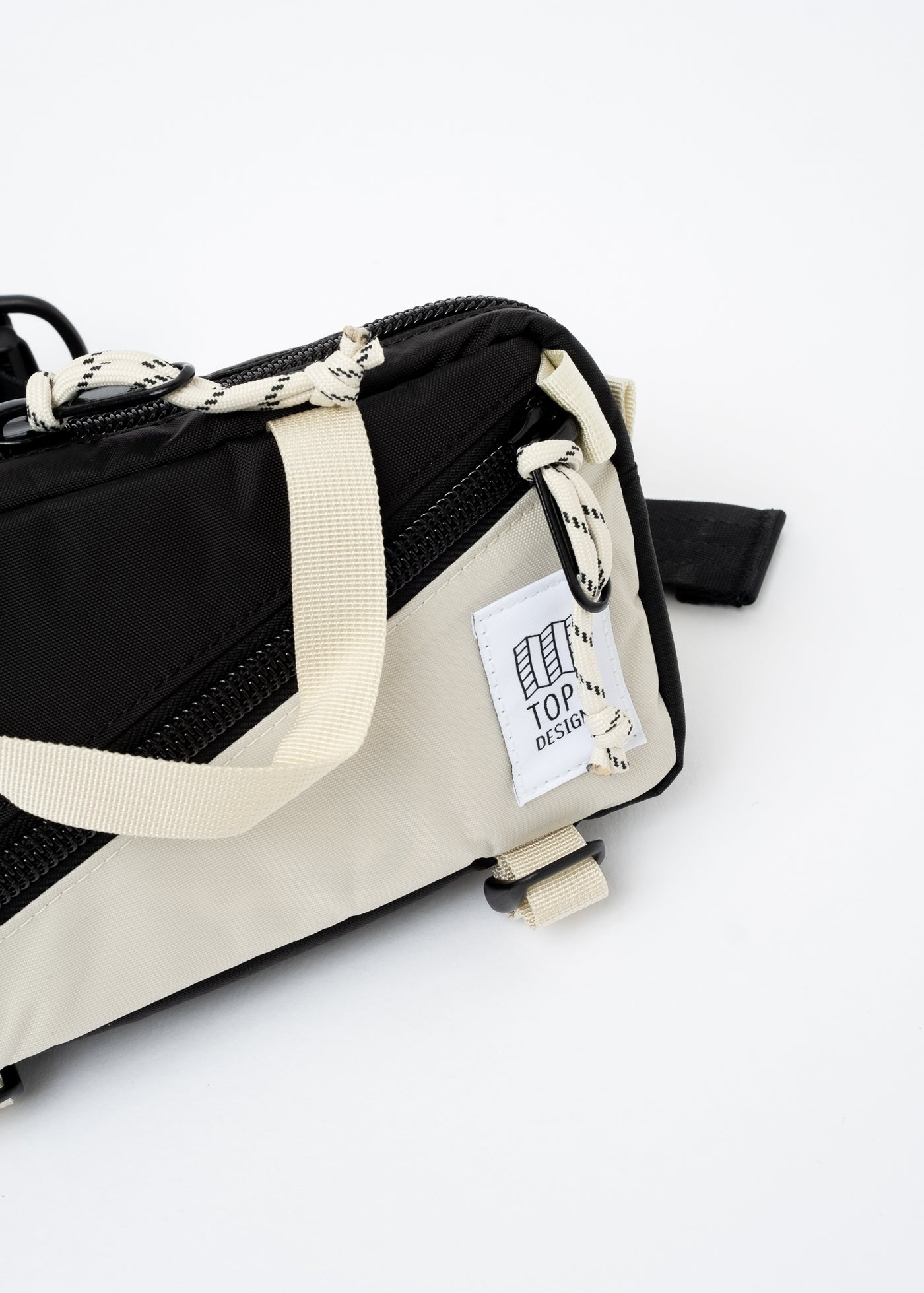 Topo Designs Mini Quick Pack Bag Black/Bone White