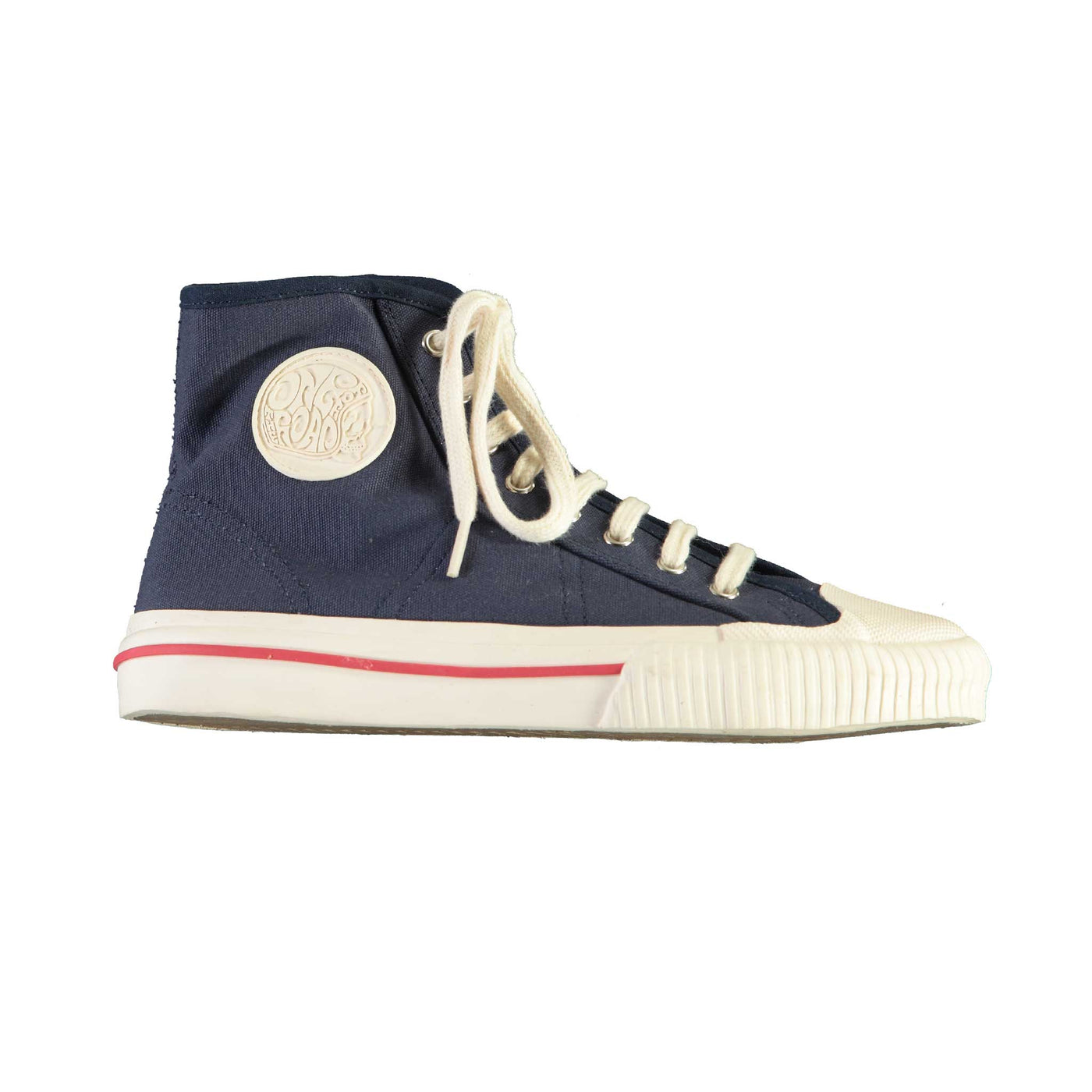 Canvas Sneakers High Navy