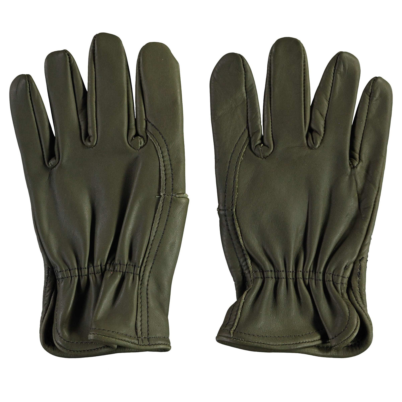 Power Gloves Leather Green