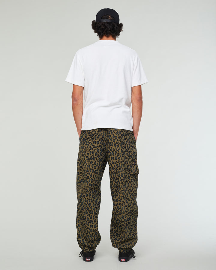 デザートパンツ チーター コットン カーキ