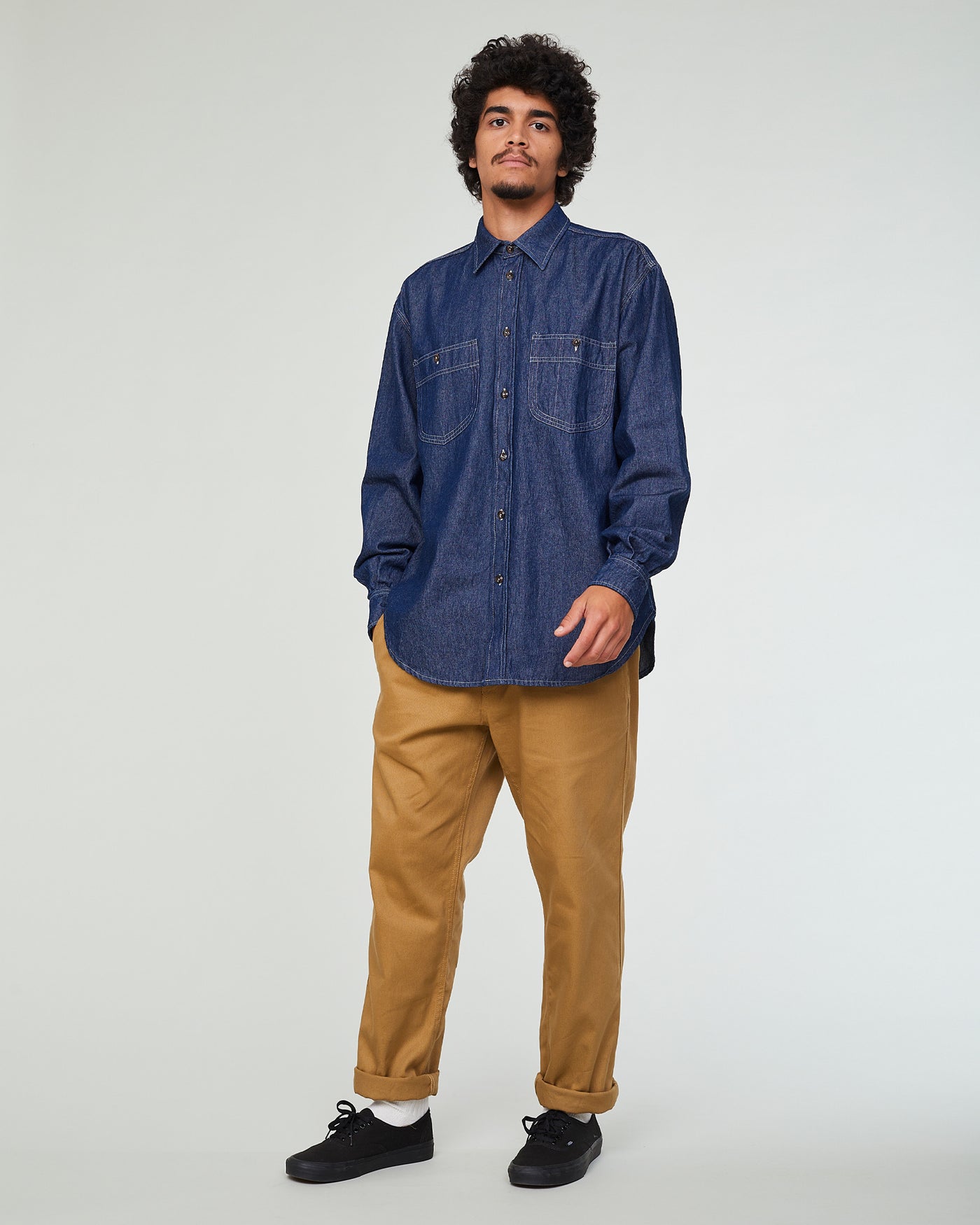 Worker Shirt Prisoners Denim Indigo