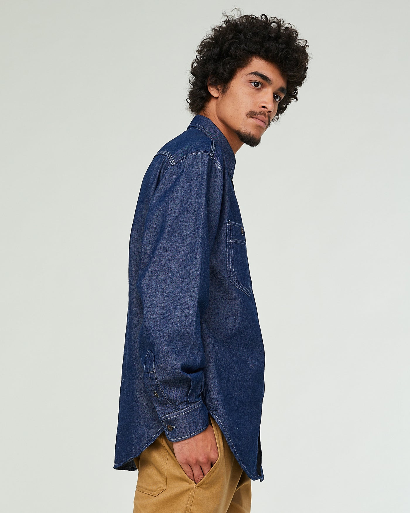 Worker Shirt Prisoners Denim Indigo