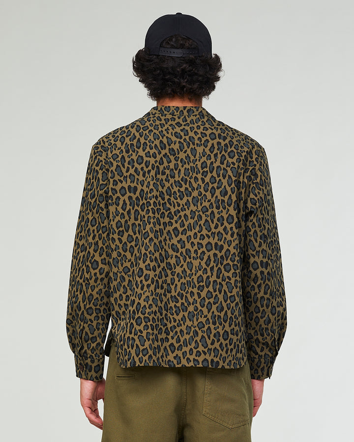 Kabul Shirt Cheetah Cotton Khaki