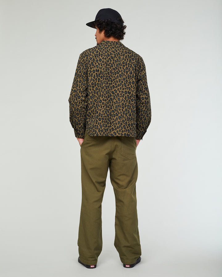 Kabul Shirt Cheetah Cotton Khaki