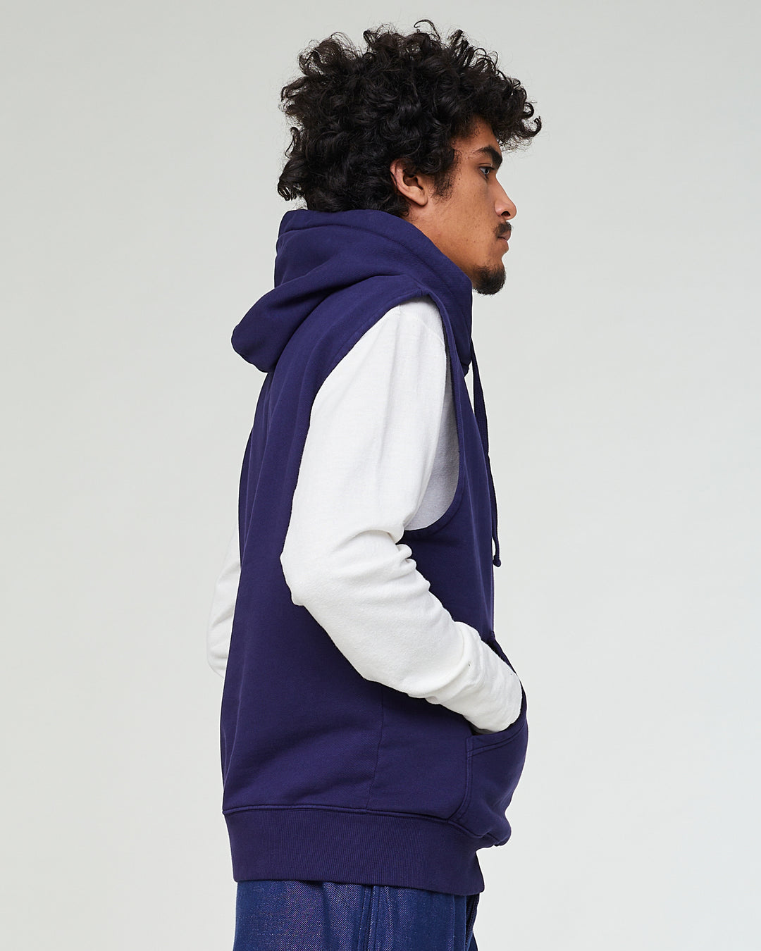 Rocky Sweater Cotton Fleece Indigo