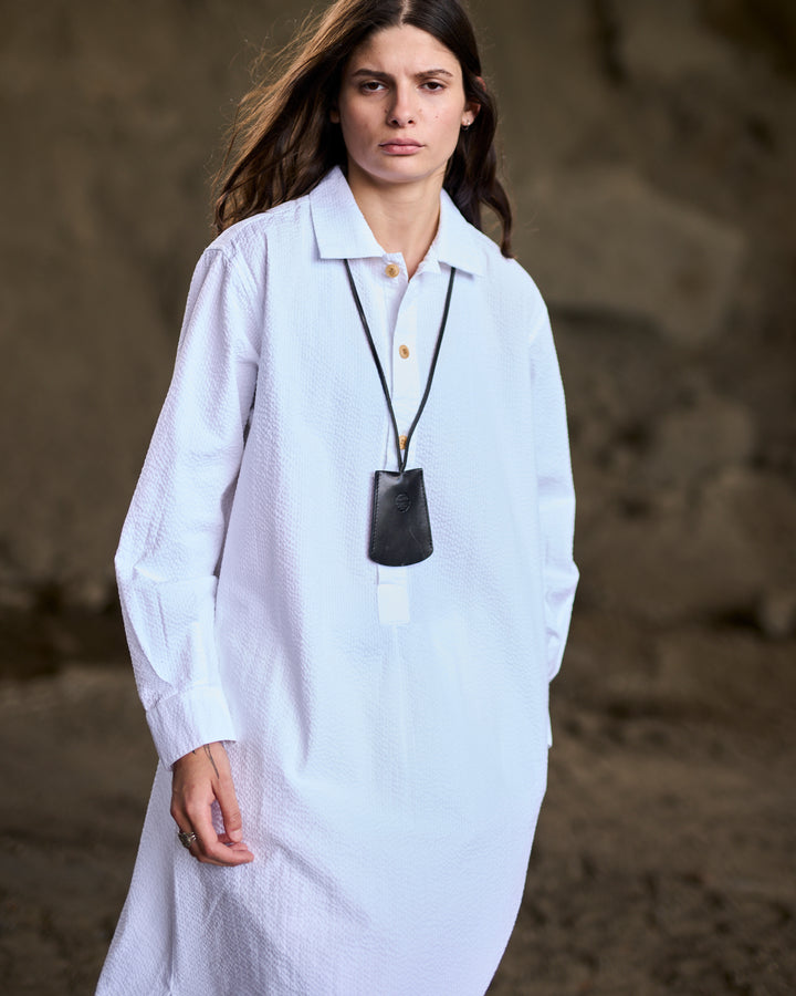 G.o.D Chemise Seersucker White