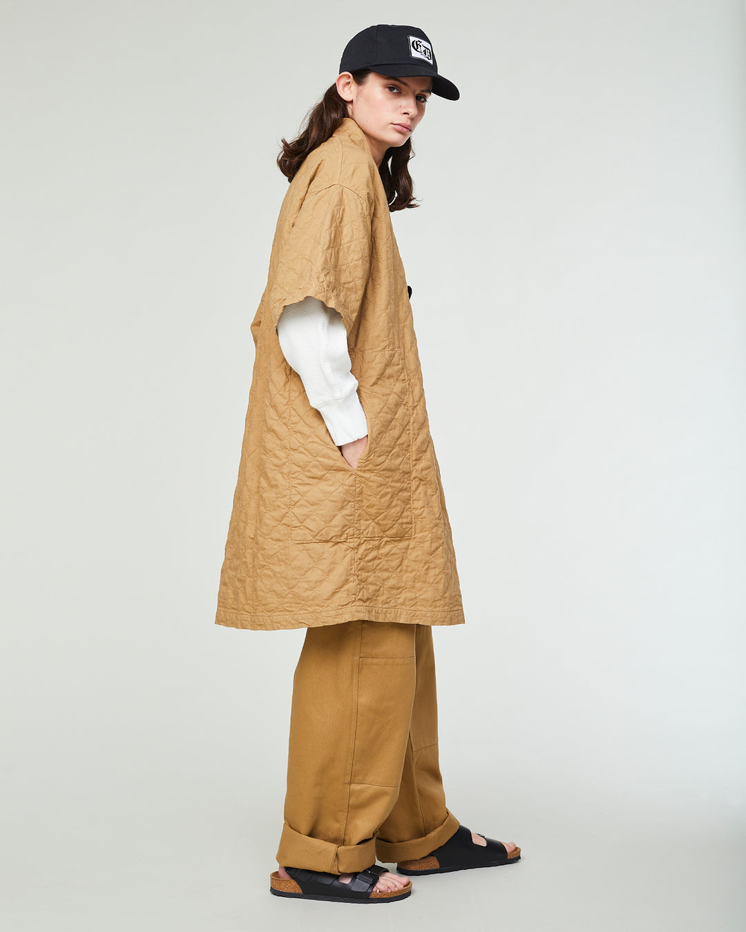 G.o.D Toku Dress Mighty Cotton Antelope